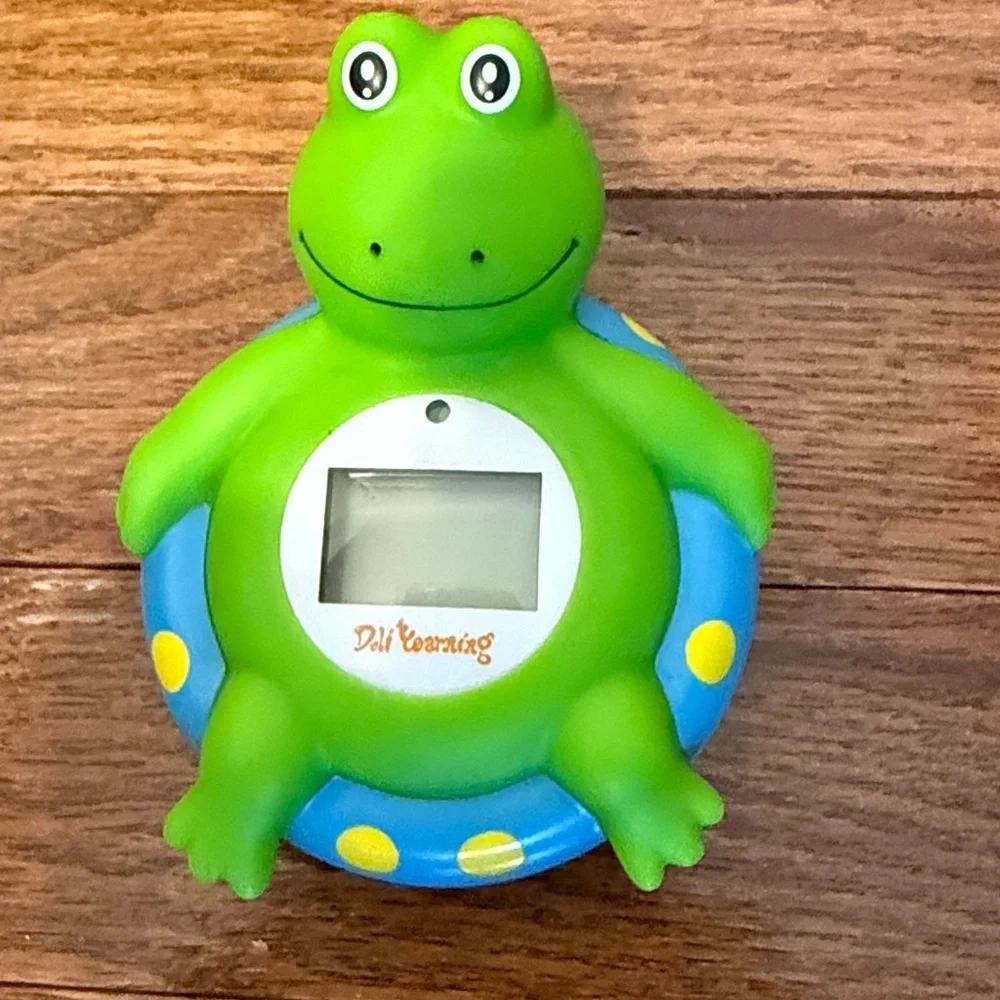 Dili warming Green and Blue Frog Bath Toy